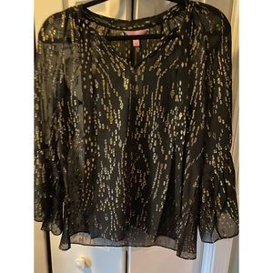 Lilly Pulitzer Matilda Silk Top NWT